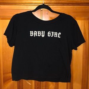 Babygirl crop top